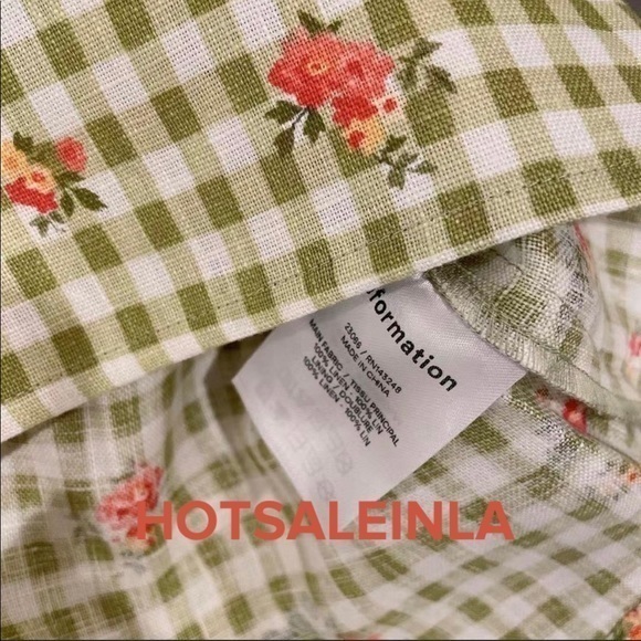 SALE✨Reformation Roarke Linen Dress in Patio *NEW* - Picture 6 of 6